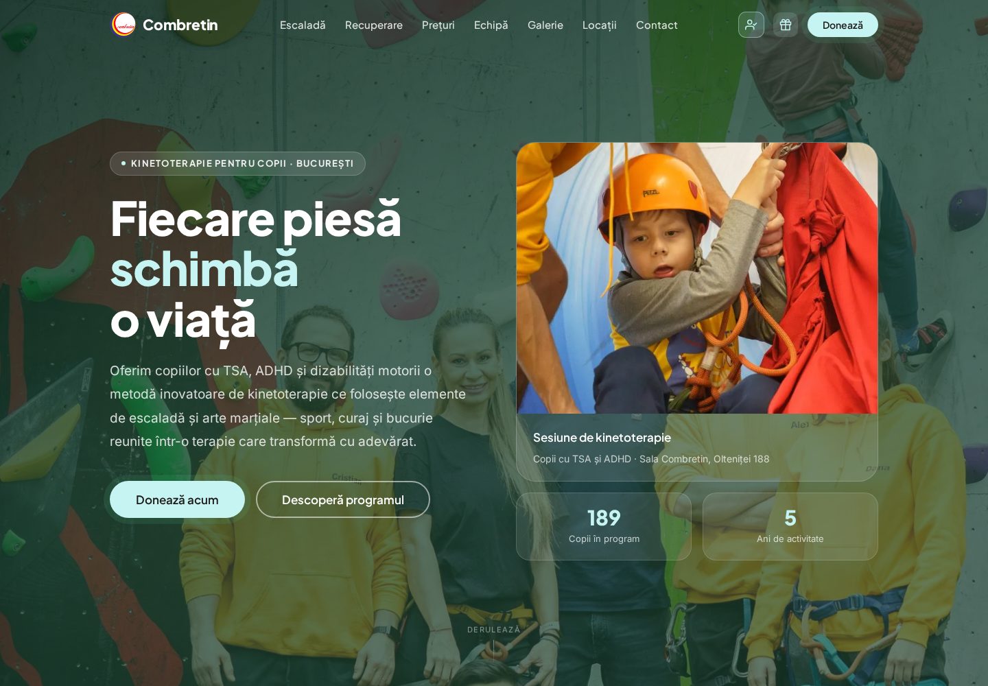 Combretin — Site de prezentare